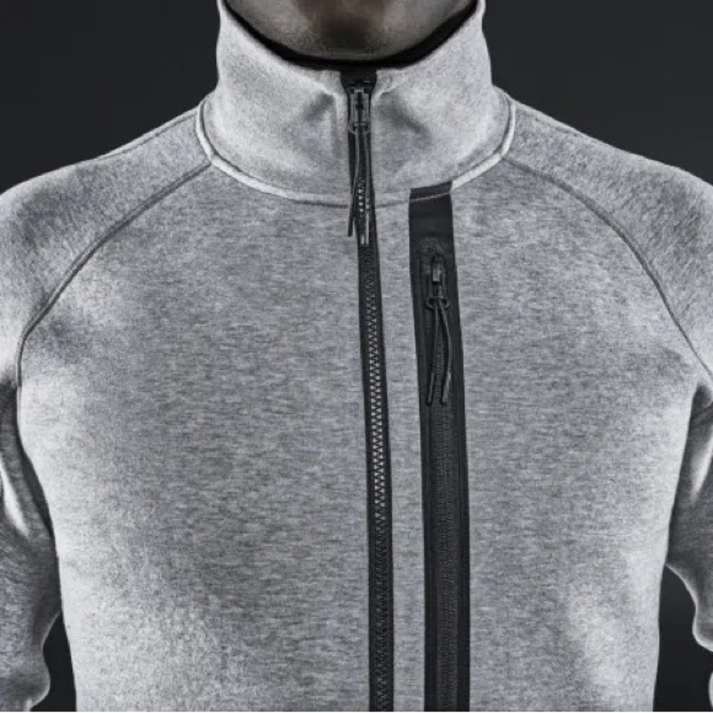 Grey Heather Men’s Nike Sportswear Tech Fleece Collection - N98 Track Jacket L - Picture 4 of 13